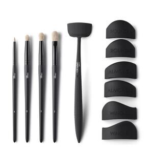 Crease Piece Classic Cut Crease Cration Kit w/ Crease Brush Set